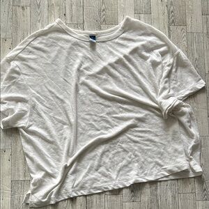 Old Navy Relaxed White Short Sleeve Tee size XL